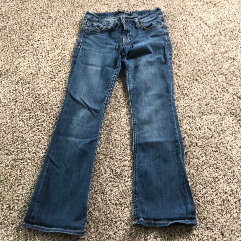 Express low rise boot cut